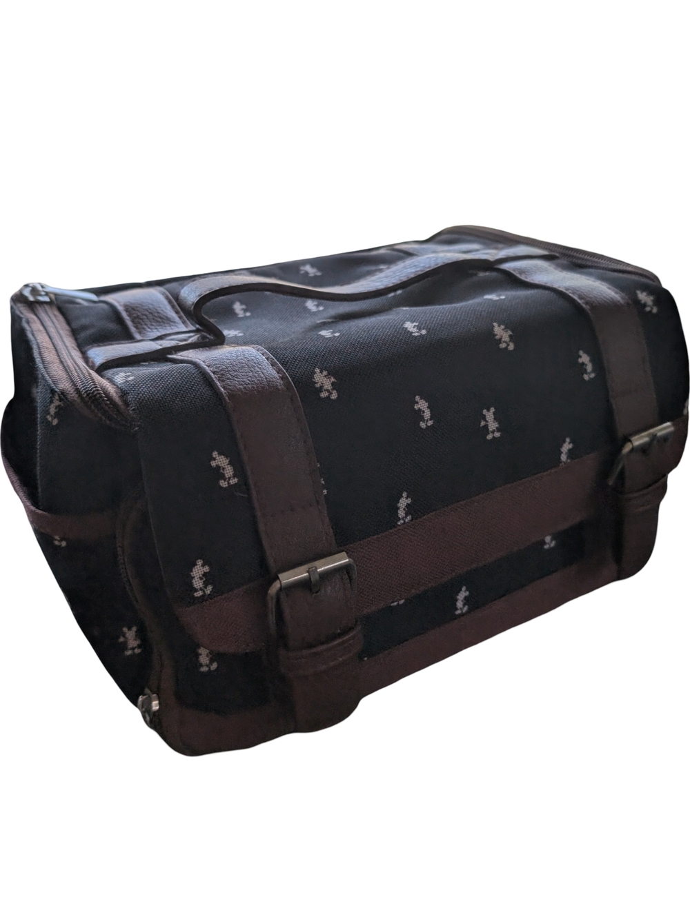 Picnic Time Mickey Mouse Black Brown  Lunch Tote Bag